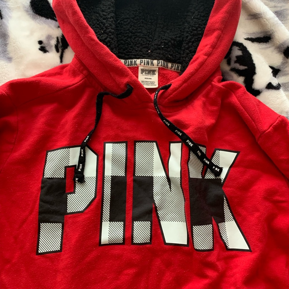 PINK hoodie / Medium
